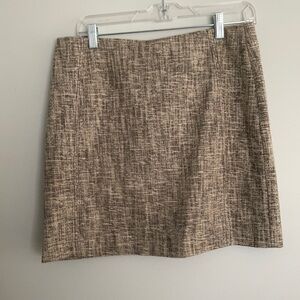 Loft Tan Brown Skirt ^